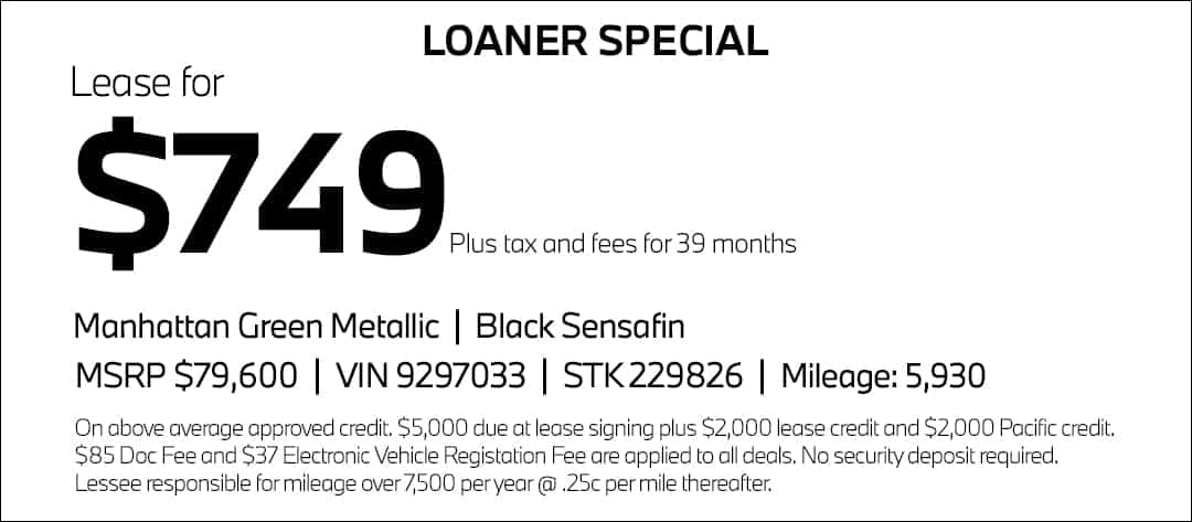 $749 BMW X5 Lease Special at Pacific BMW