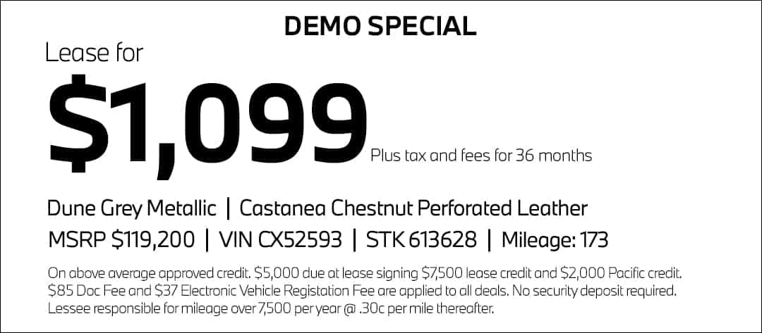 $1099 BMW iX M70 Lease Special at Pacific BMW
