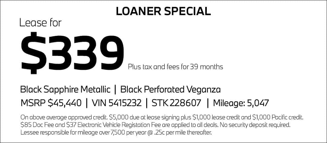 $339 BMW X1 lease special at Pacific BMW
