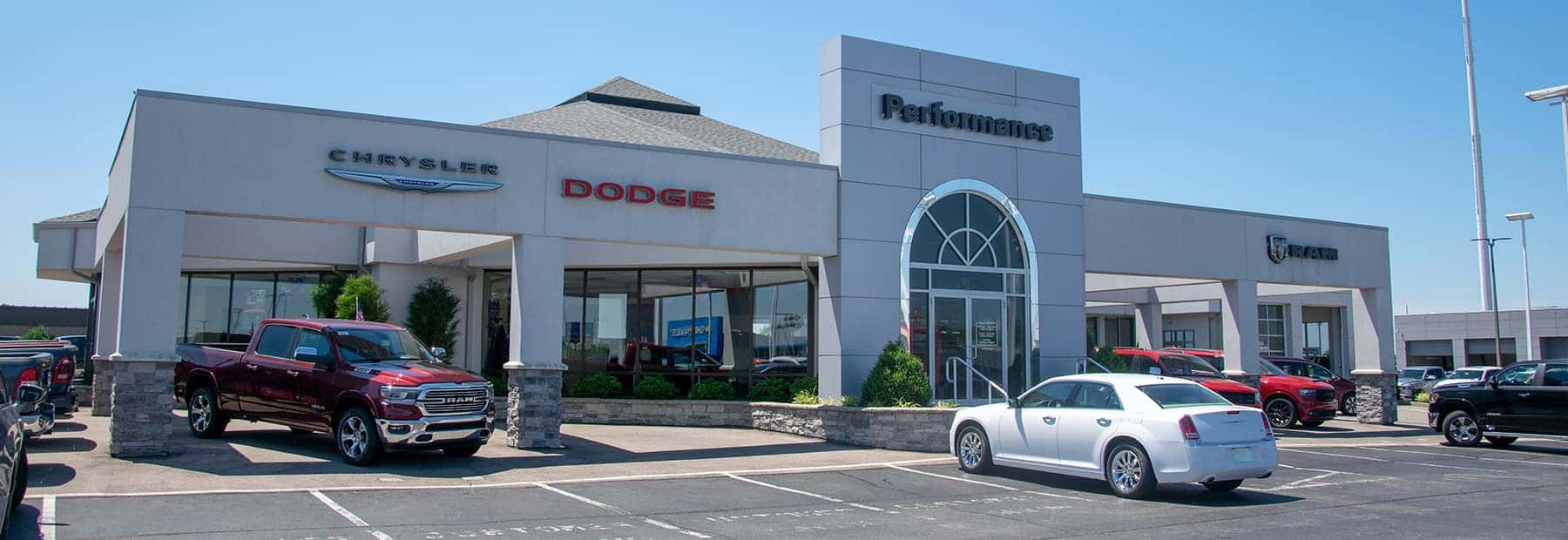 Performance Chrysler Jeep Dodge Ram Centerville dealership banner