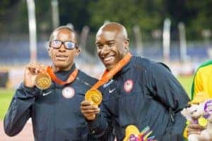 Team Toyota Summer Athletes David Brown and guide runner Jerome Avery