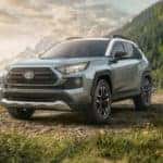 2021 Toyota RAV4 on grass