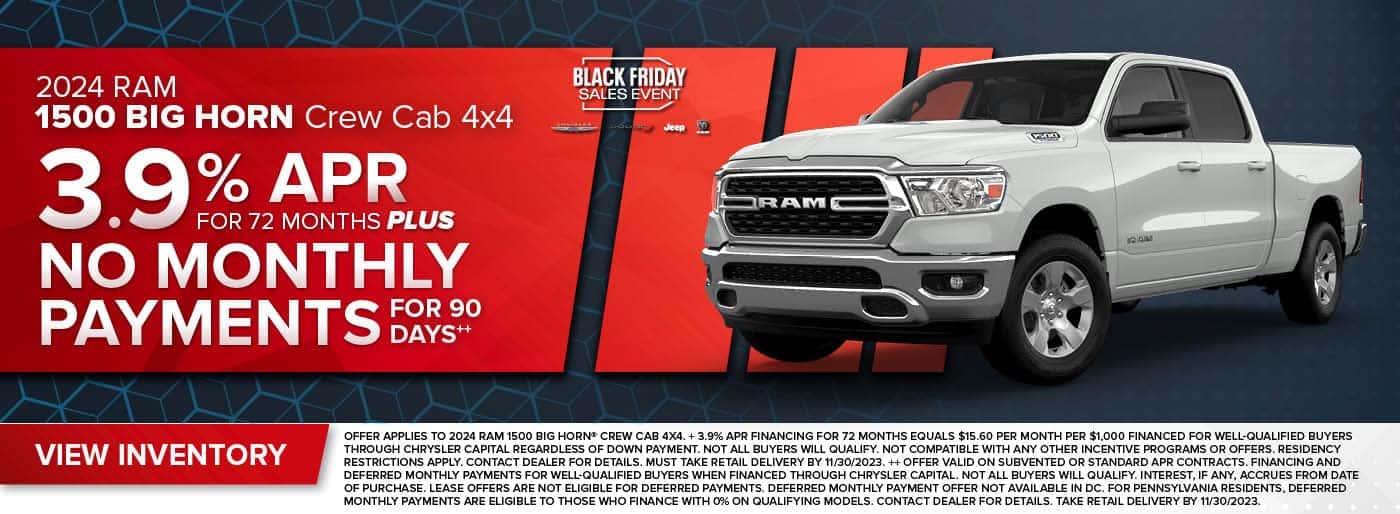 2024 RAM 1500 Big Horn Crew Cab 4x4