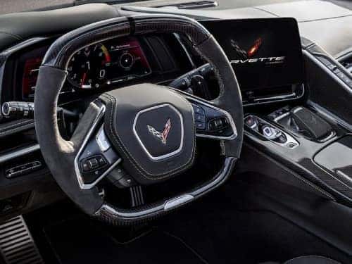 2024 Chevrolet Corvette Z06 view of steering and driver's dash