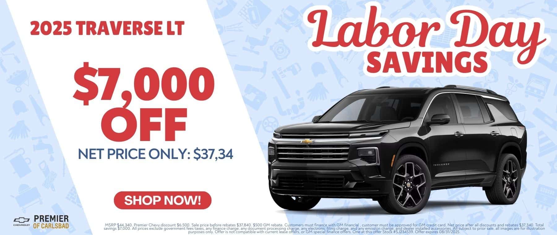 Net Cost: $37,340.00 $7,000.00 Net savings off MSRP. 1 at this offer SJ234539