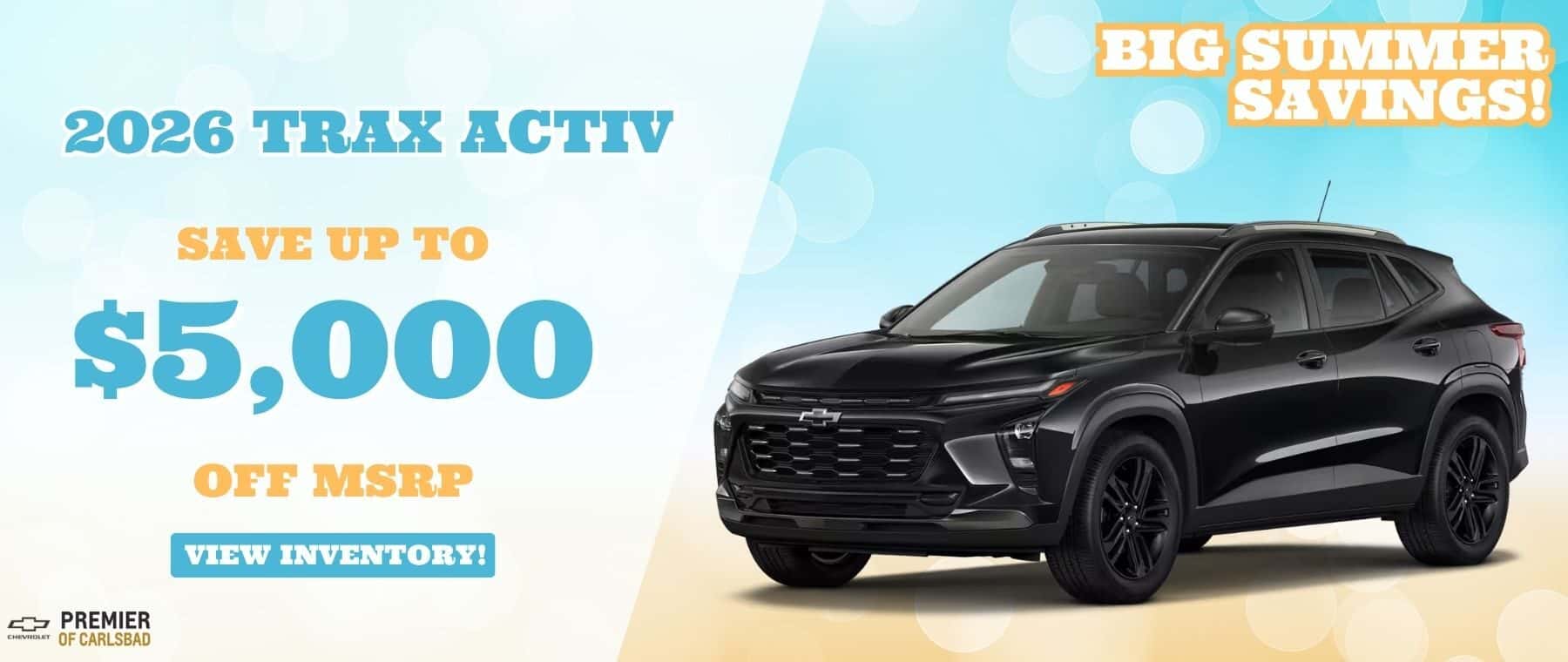 2026 Active TRAX, Save $5,000.