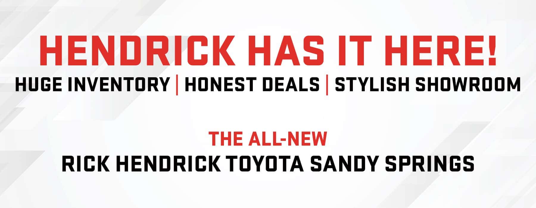 Rick Hendrick Toyota Sandy Springs | Toyota Dealer Serving ...
