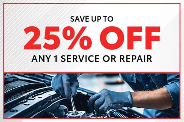Save Up To 25% Off Any 1 Service or Repair