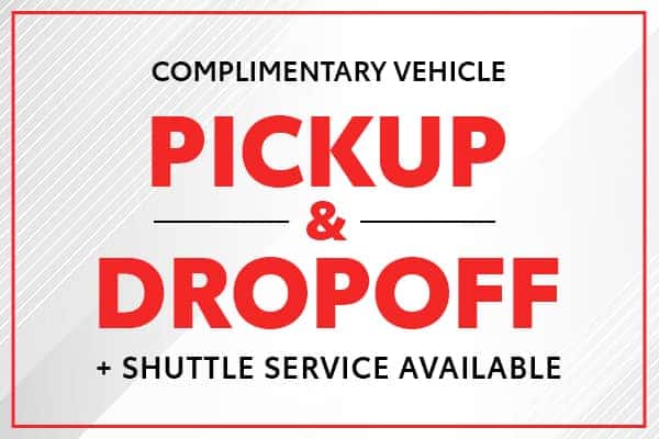 Complimentary Vehicle Pickup & Dropoff + Shuttle Service Available