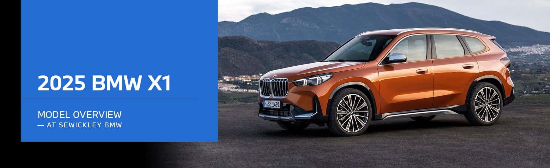 BMW X1 Model Overview at Sewickley BMW