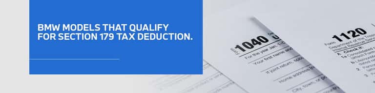 Section 179 Tax Advantage Savings - Sewickley BMW