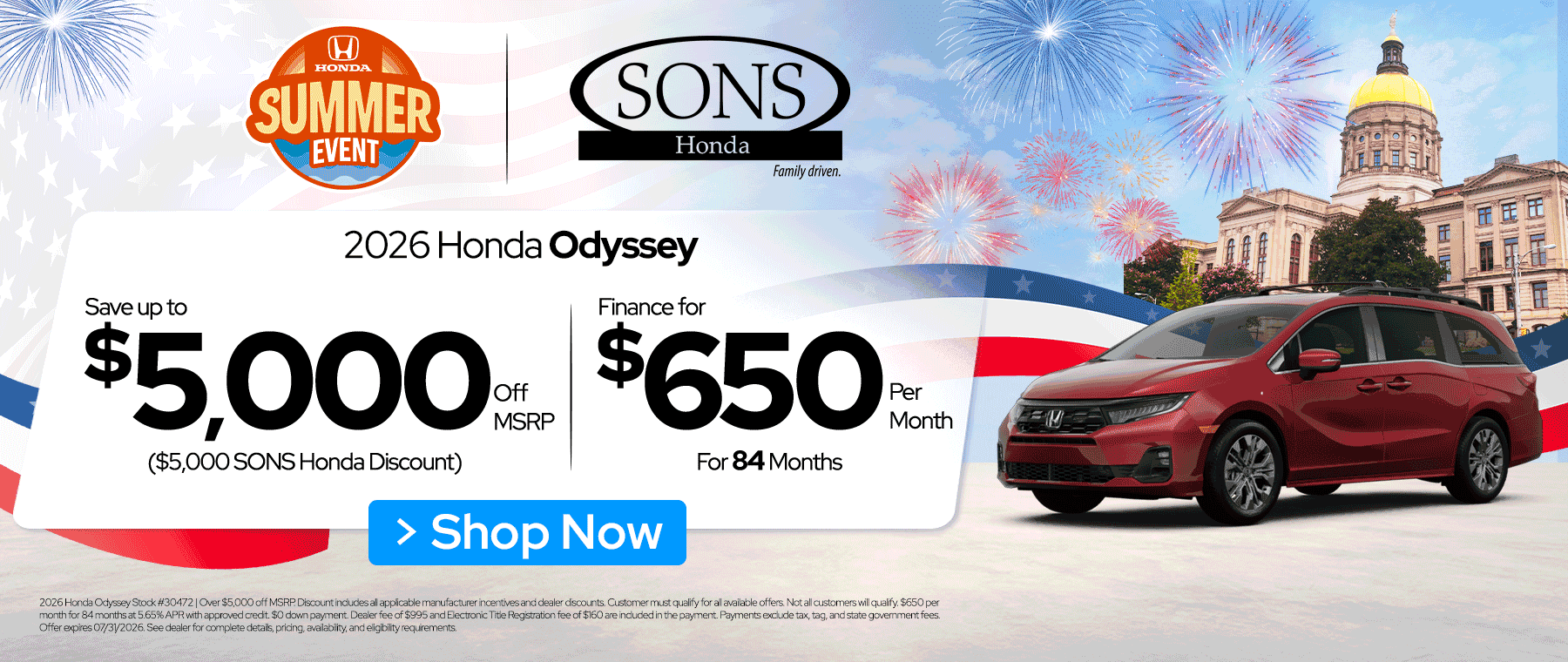 SONS Honda Specials