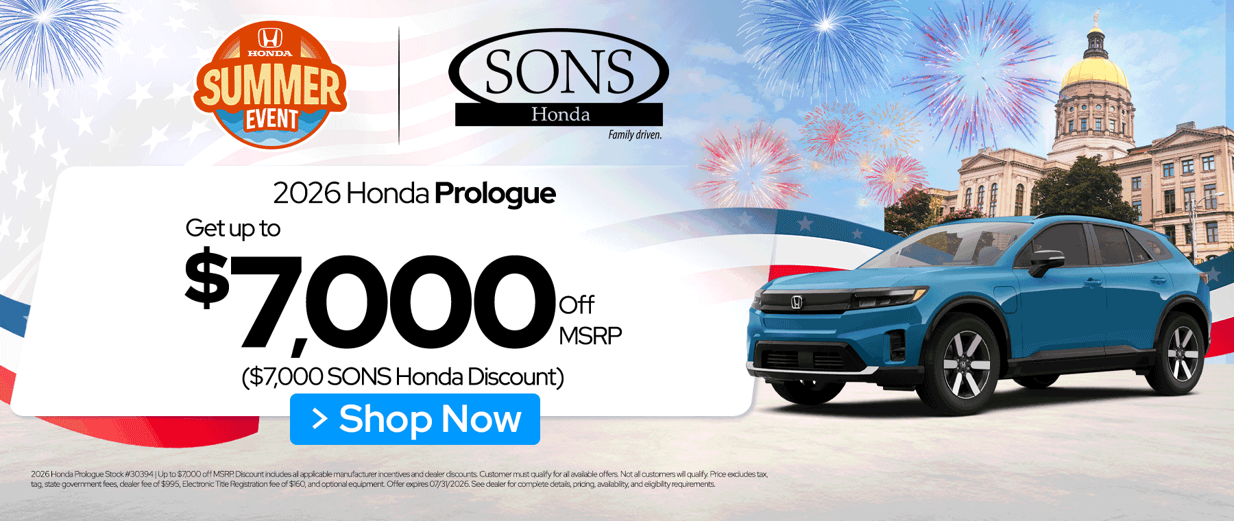 SONS Honda Specials