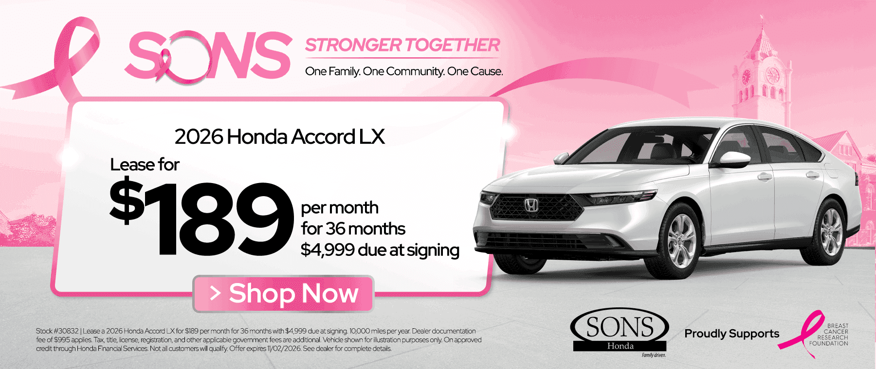 SONS Honda Specials