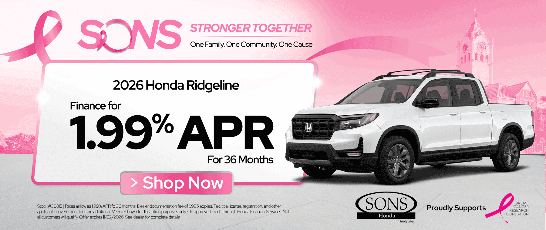 SONS Honda Specials