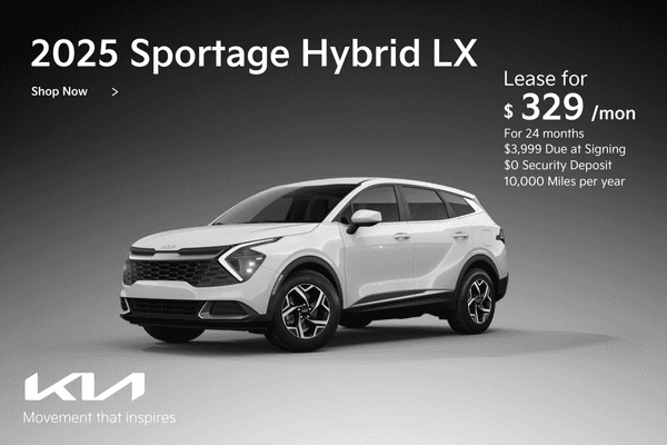 2025 Sportage Hybrid LX Lease starting at $329