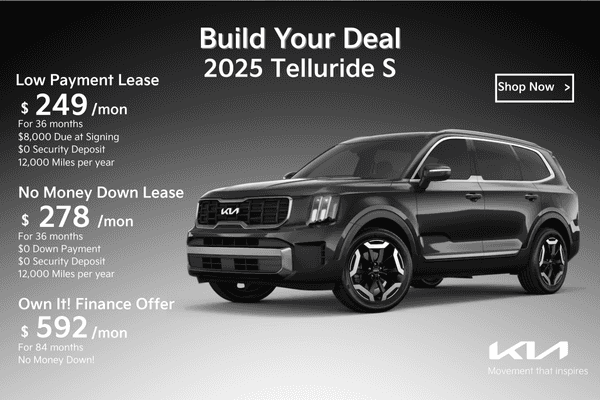 2025 TELLURIDE BUILD YOUR WAY DRIVE TODAY!