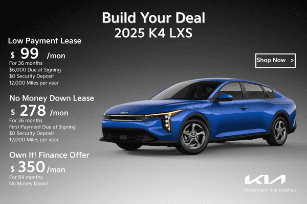 2025 K4 LXS BUILD YOUR WAY DRIVE TODAY! 