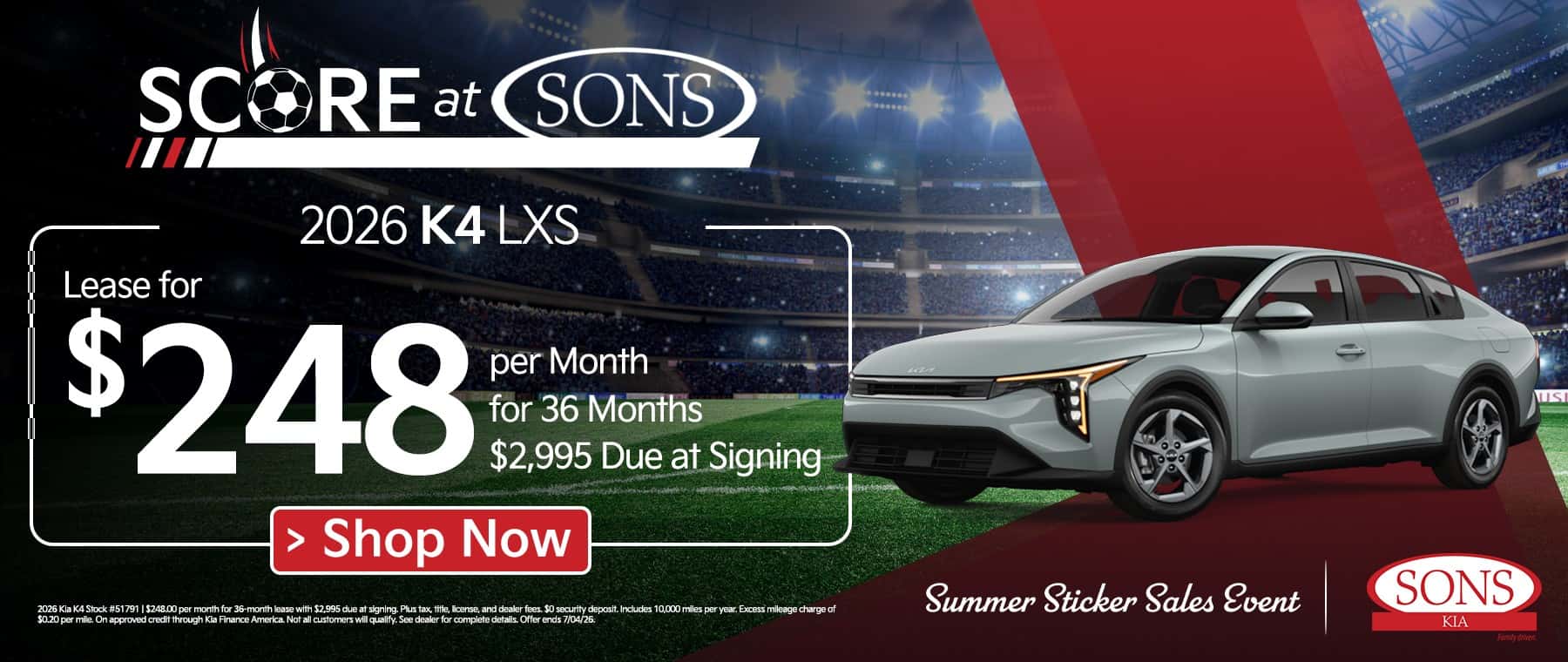 SONS KIA Specials