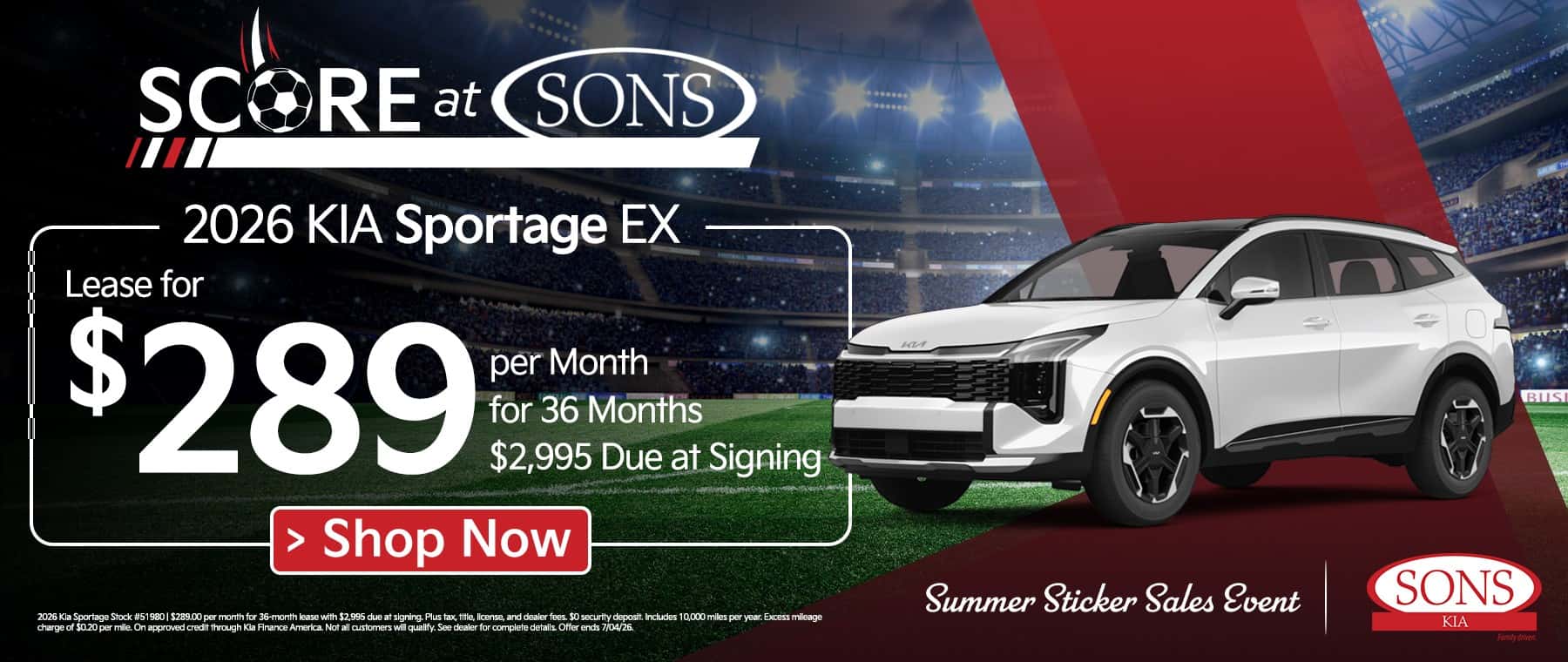 SONS KIA Specials