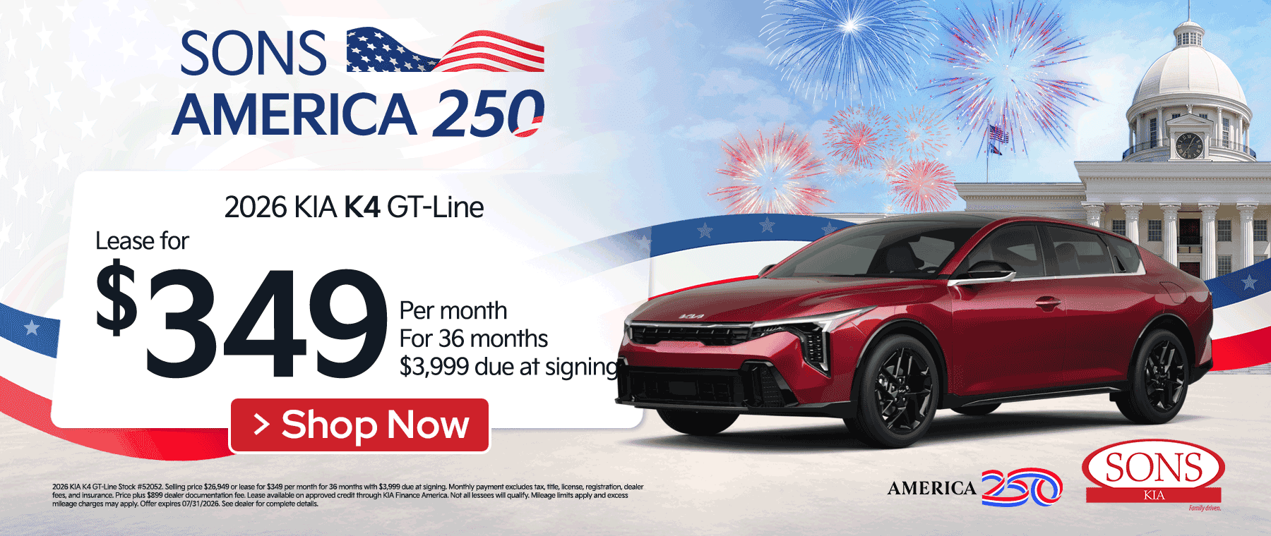 SONS KIA Specials