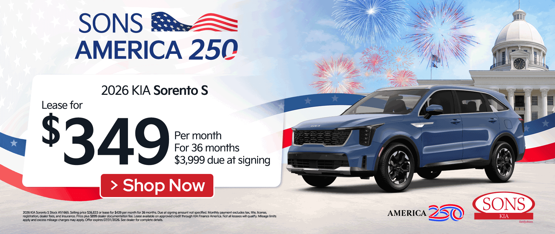 SONS KIA Specials