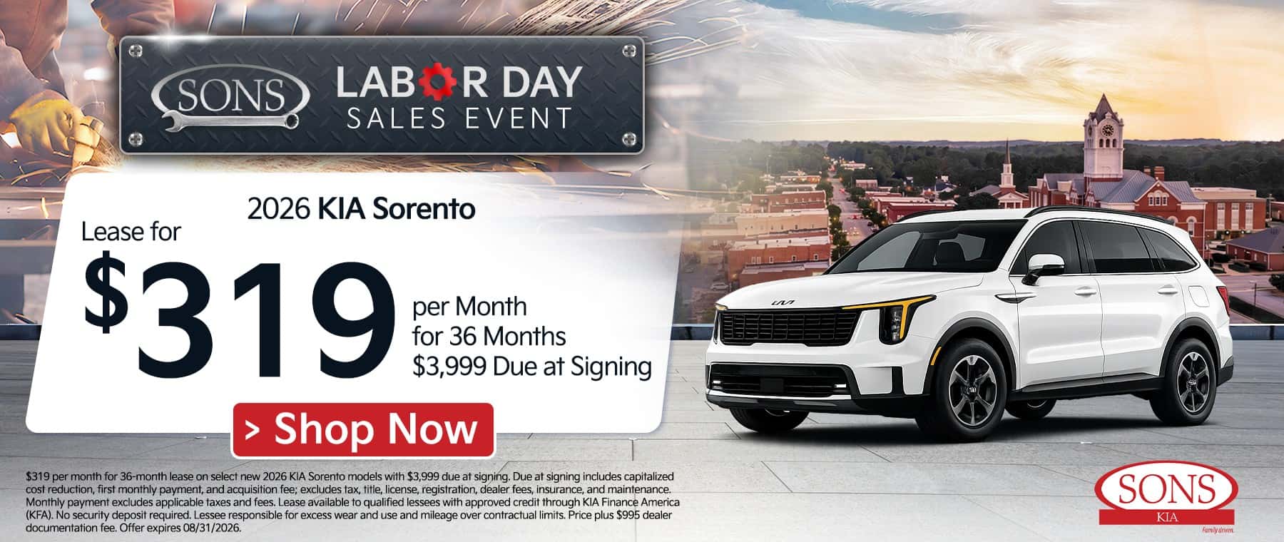 SONS KIA Specials