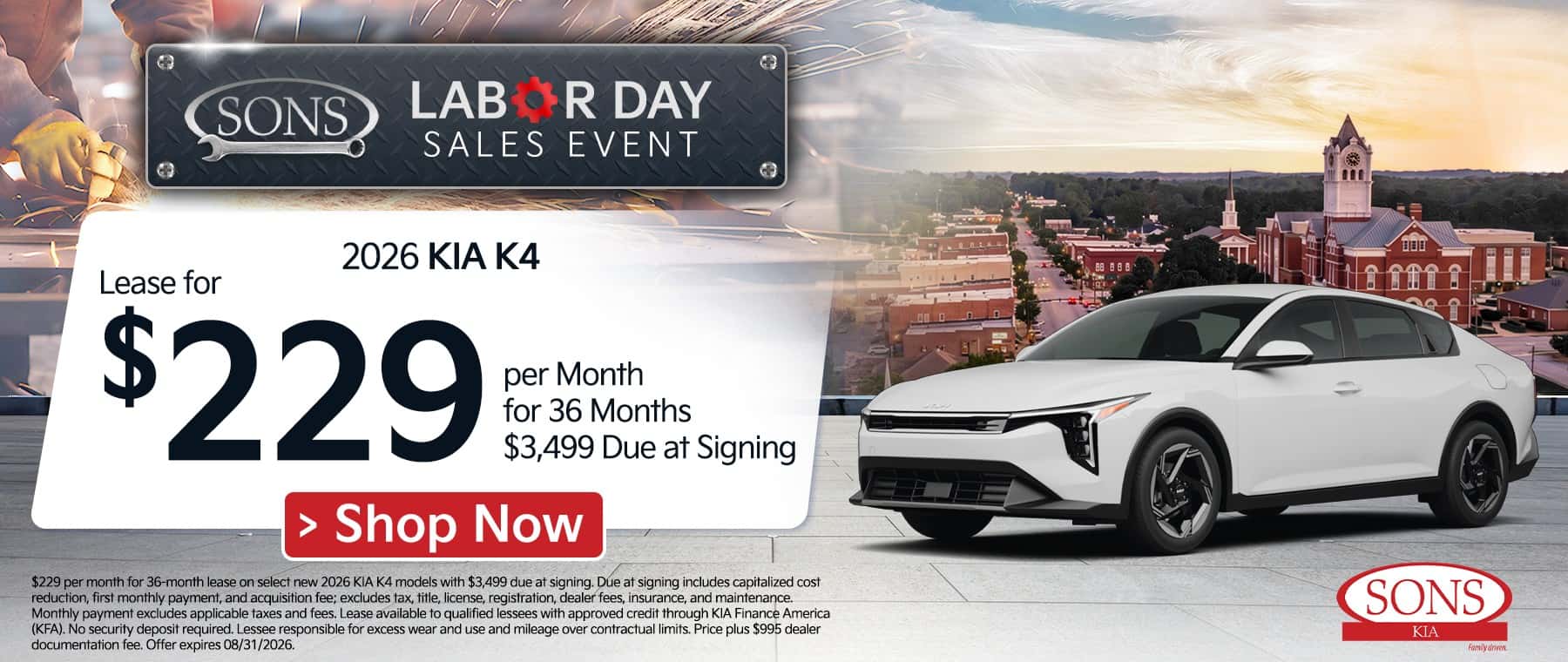 SONS KIA Specials