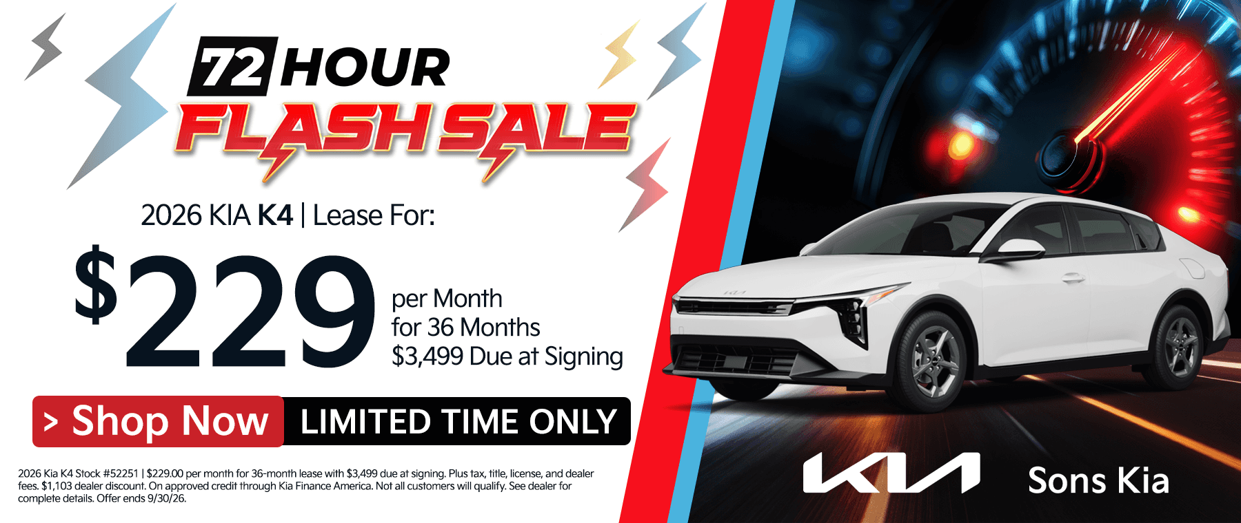 SONS KIA Specials
