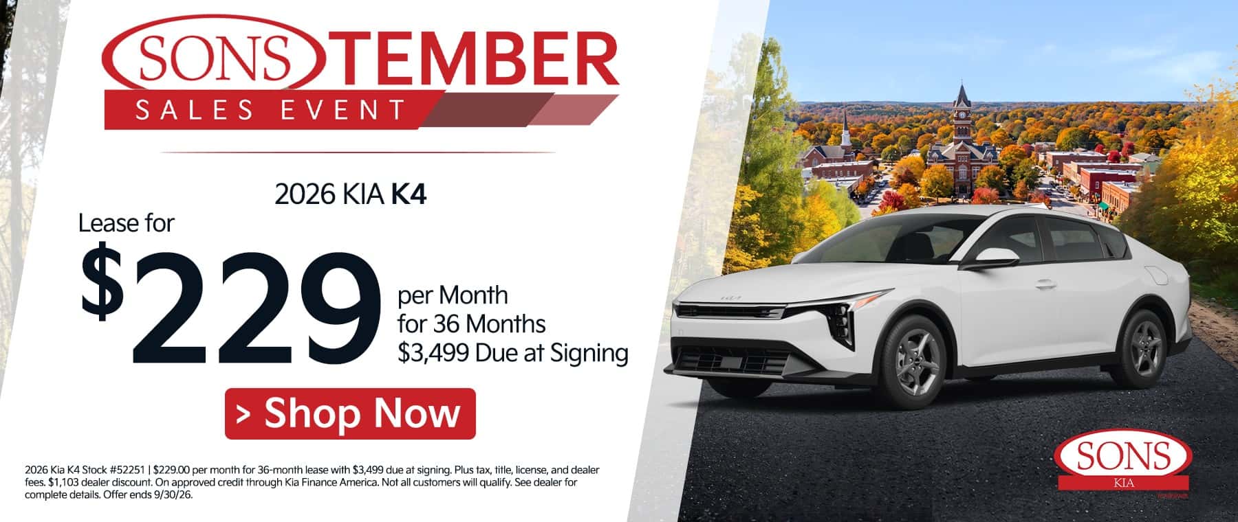 SONS KIA Specials