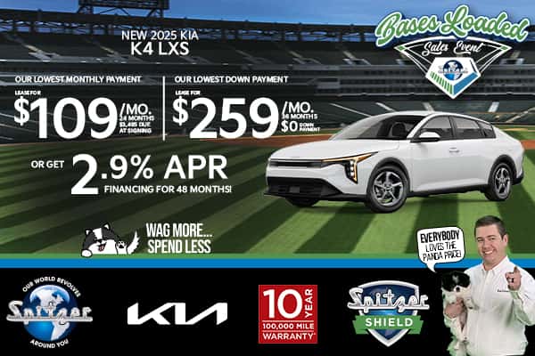 2025 Kia K4 LXS - Lease for $109/mo for 24 Months