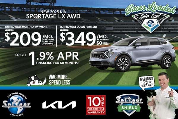 2025 Kia Sportage LX AWD - Lease for $209/mo for 24 Months!