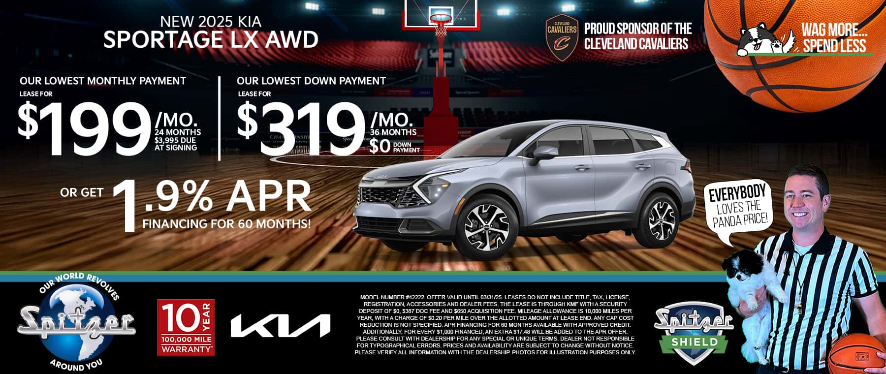 03.2025_CARRERA_LEASE A NEW 2025 KIA SPORTAGE LX AWD FOR $199 A MONTH FOR 36 MONTHS OR GET 1.9% APR FINANCING FOR 60 MONTHS!