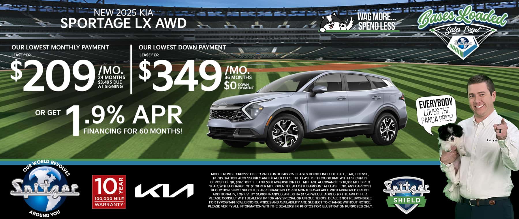 03.2025_CARRERA_LEASE A NEW 2025 KIA SPORTAGE LX AWD FOR $209 A MONTH FOR 36 MONTHS OR GET 1.9% APR FINANCING FOR 60 MONTHS!
