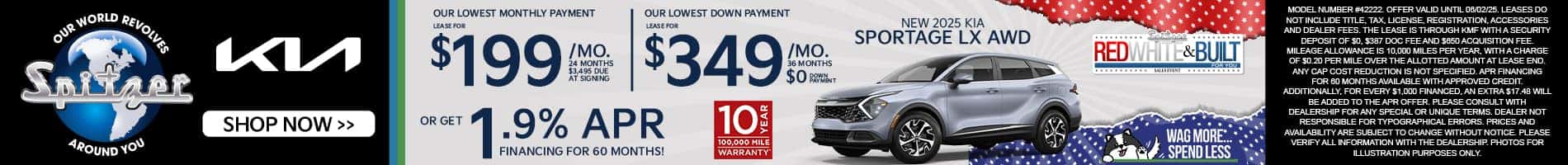 05.2025_Carrera_Lease a New 2025 Kia Sportage LX AWD for $199/mo!