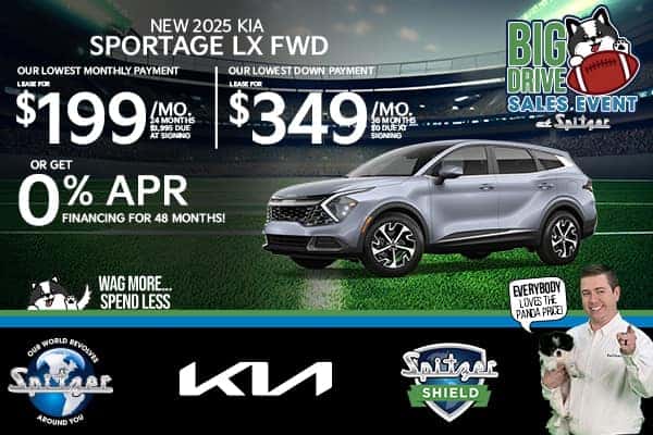 2025 Kia Sportage LX FWD - Lease as Low as $199/mo