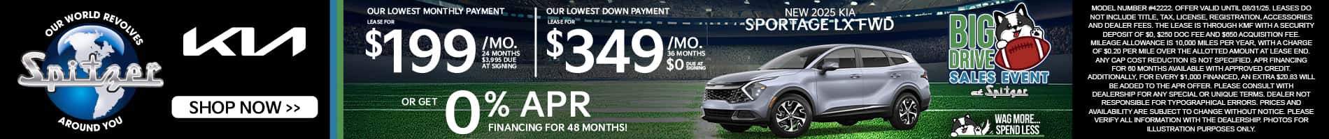 08.2025_Carrera_Lease a New 2025 Kia Sportage LX AWD for $199/mo!