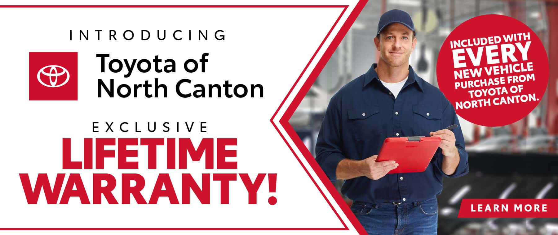 Toyota of North Canton - Exclusive Lifetime Warranty Ad
