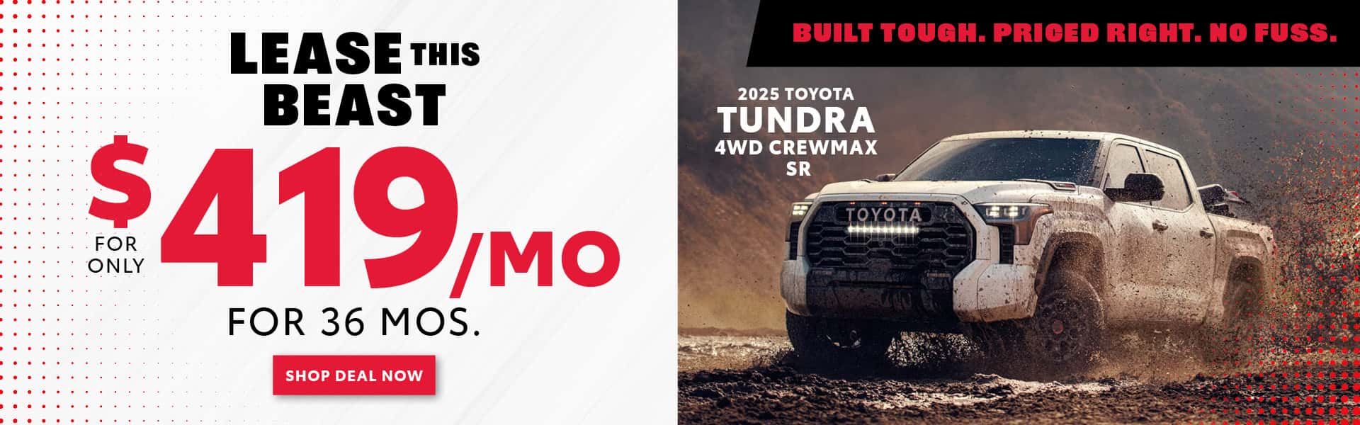 25 Toyota Tundra August Lease Offer - Desktop Slide 4