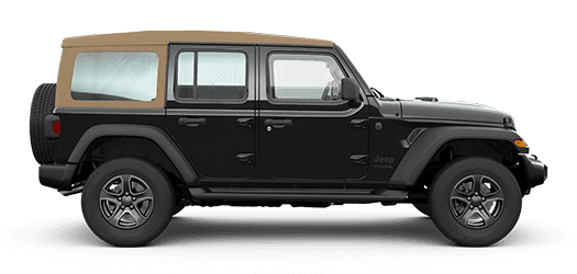 Wrangler Unlimited Black & Tan Black