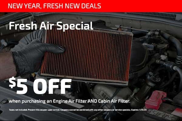 Fresh Air Special $5 off