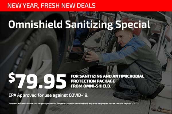 Omnishield Sanitizing Special $79.95