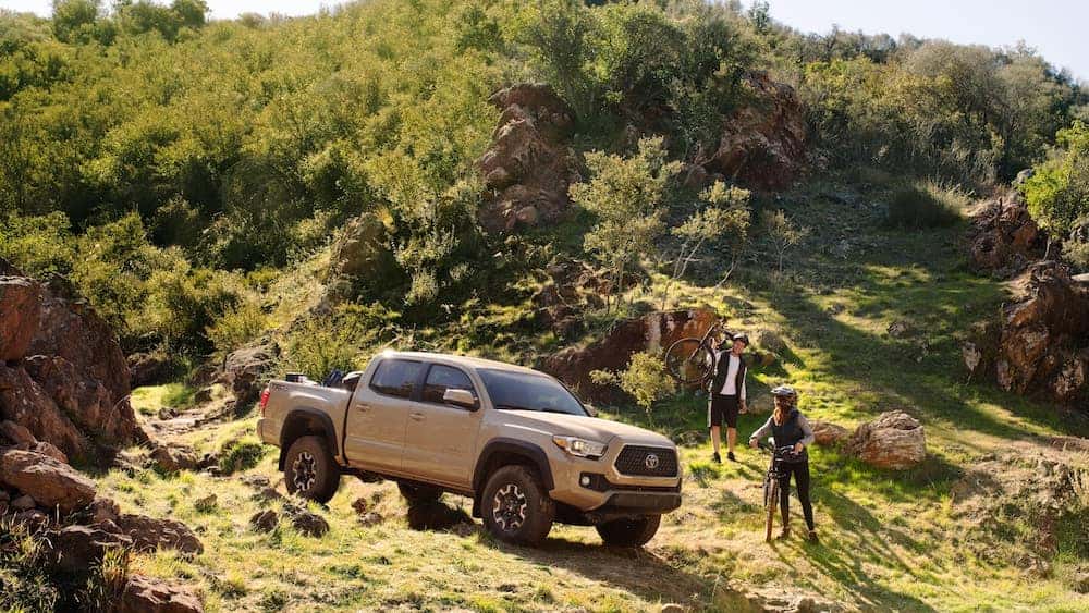 new 2019 Toyota Tacoma driver pre-collision alert system vs the competition