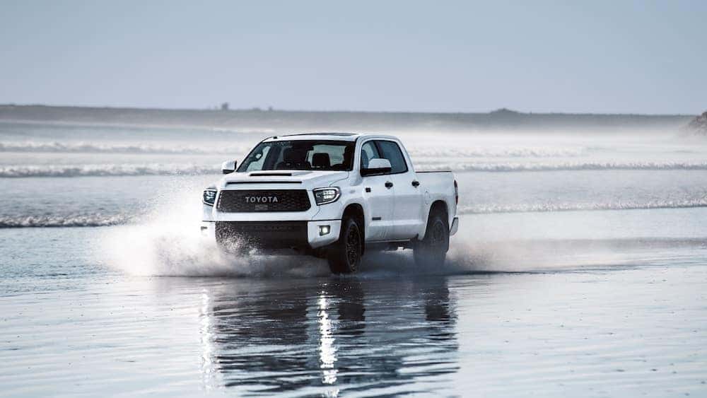 new 2019 Toyota Tundra driver alert monitor vs the competition