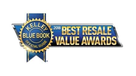2018 Toyota Yaris Best Resale Value brand award