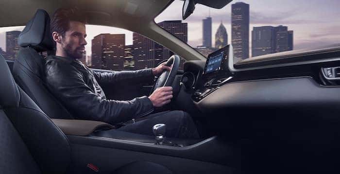 2020 Toyota C-HR great visibility from the driver's seat
