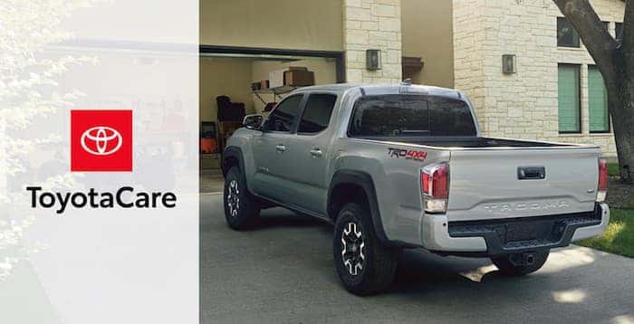 2020 Toyota Tacoma no cost maintenance plan and roadside assistance