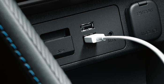 2020 Toyota Yaris USB ports with MP3 connectivity