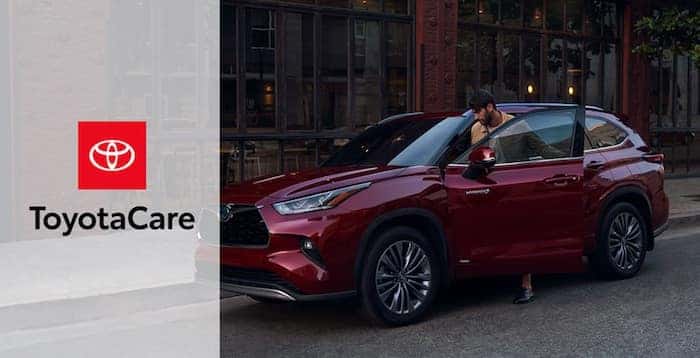 2020 Toyota Highlander No cost maintenance plan and Roadside Assistance