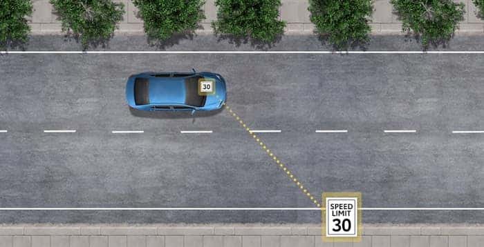 2020 Toyota Highlander Road Sign Assist